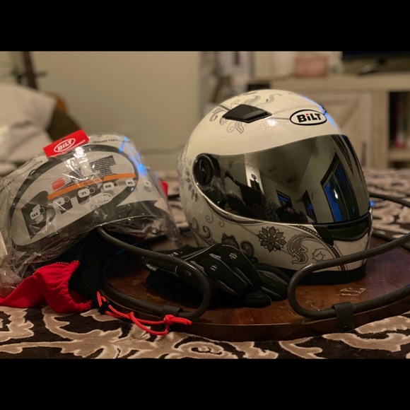 Womens Bilt Motorcycle Helmet 